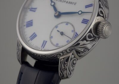 hodinky Prokop & Brož s originální rytinou- Veronika Tesaříková | Rytec kovů