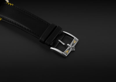 spona hodinek PRIM Orlík Art Deco s originální rytinou - Veronika Tesaříková | Rytec kovů